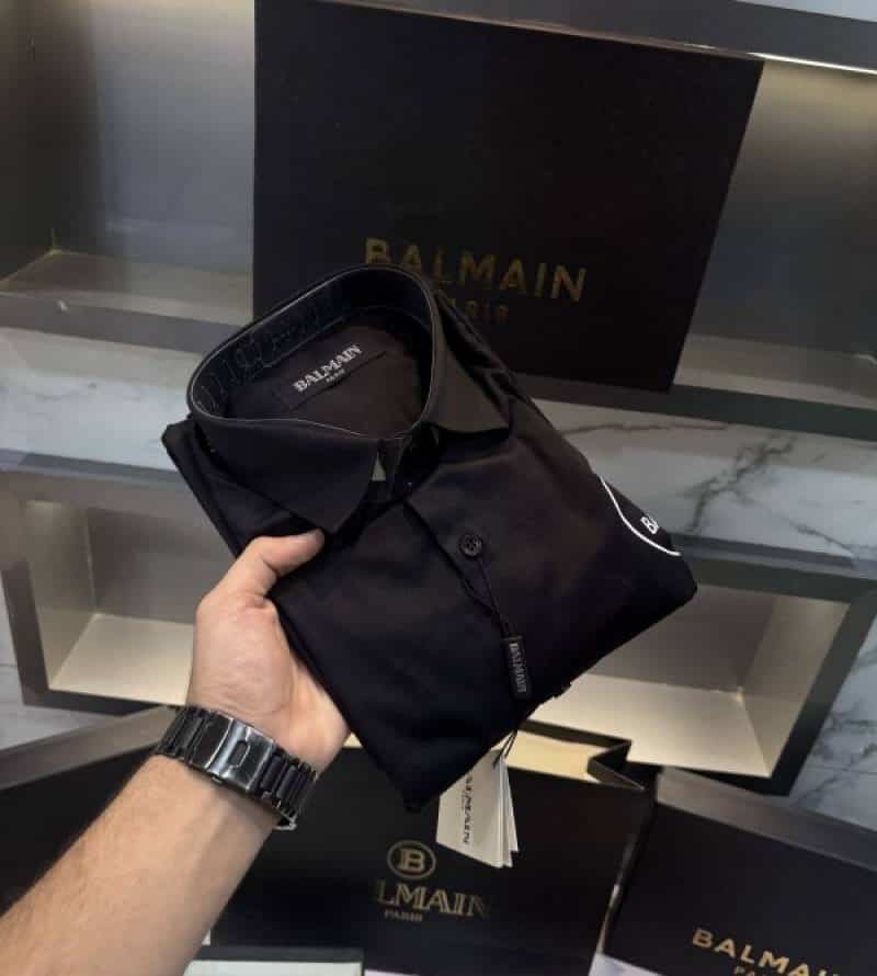 Balmai n Paris Black Logo Print With Premium Box Packing And Carry Bag Secondary image