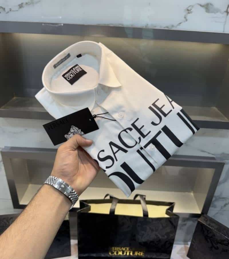Versace  Couture White Kapil Sharma Edition Premium Shirt With Bo..x. Packing And Carry Bag Main image