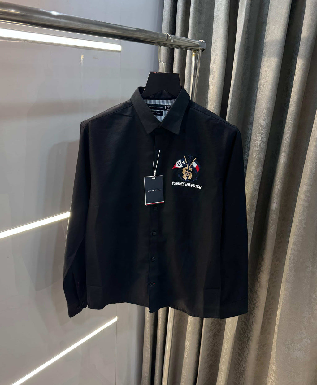 Tommy  Hilfiger Black Premium Classic Shirt