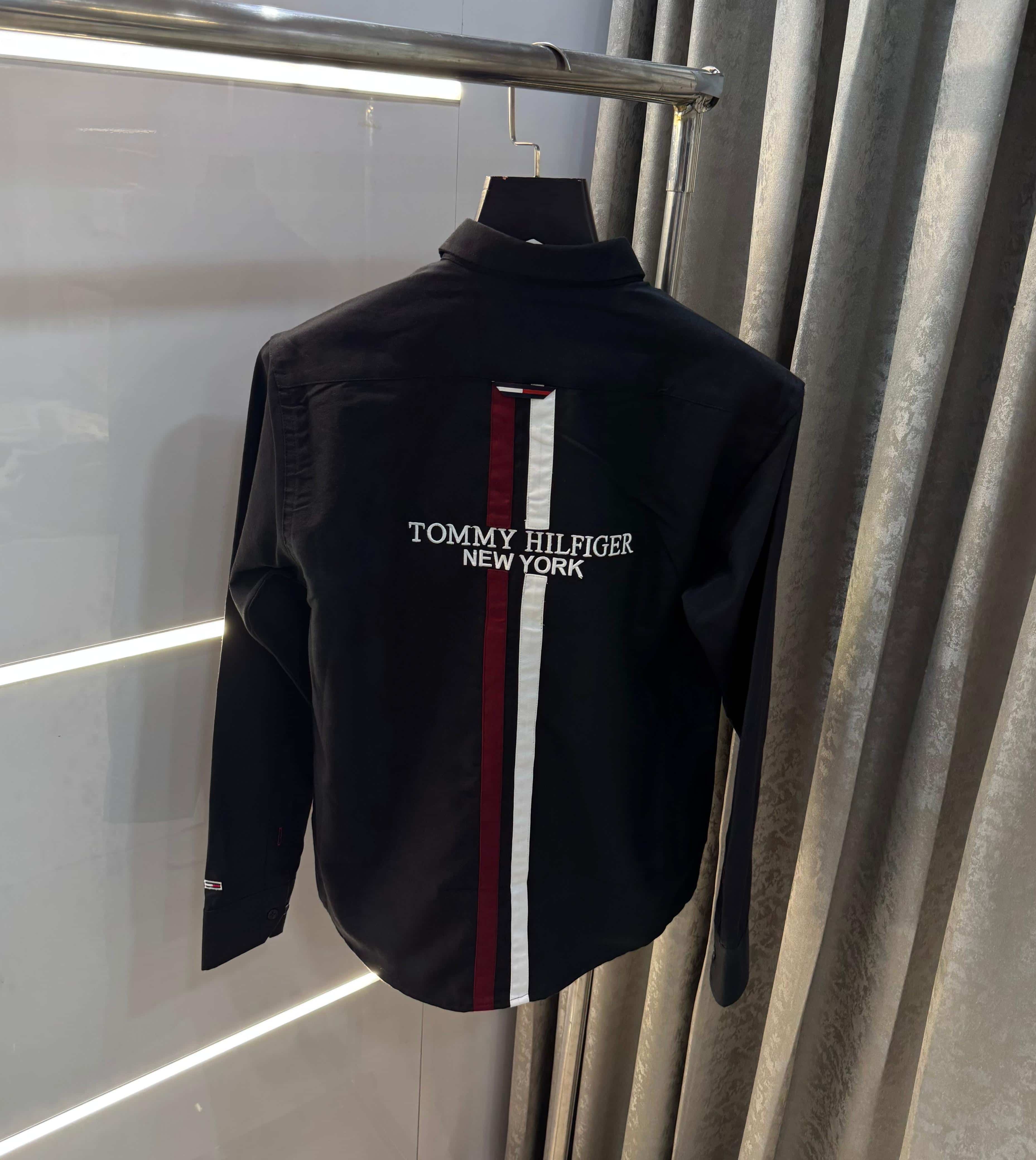 Tommy  Hilfiger Black Premium Classic Shirt