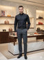 Louis  Vuitton Black MonogR..am! LuX..ury Shirt With Premium Box Packing And Carry Bag