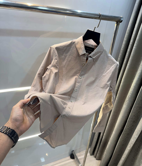 Mossimo Dutti Beige Premium Classic Shirt