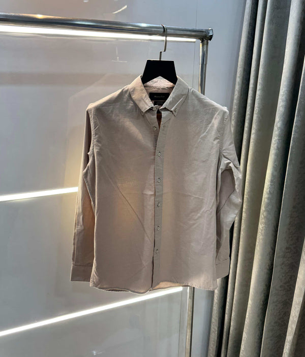 Mossimo Dutti Beige Premium Classic Shirt