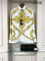 Versace  White Printed Premium Shirt With Box! Packing And Carry Bag