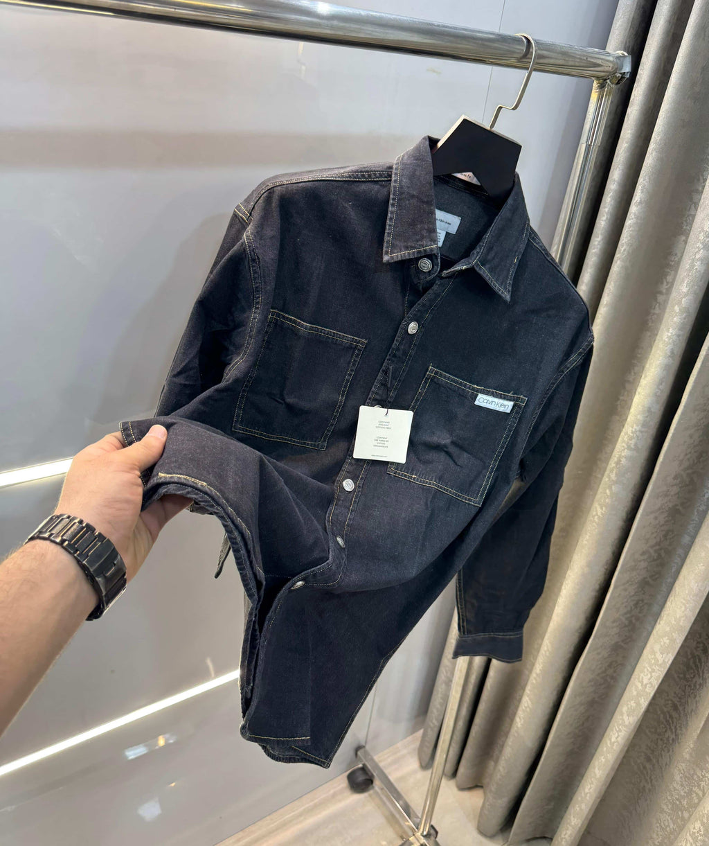 Calvi n Klein Carban black dinem  Premium Classic Shirt