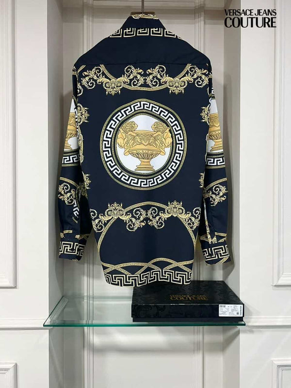 V3RSacE  Balck Printed Premium Shirt