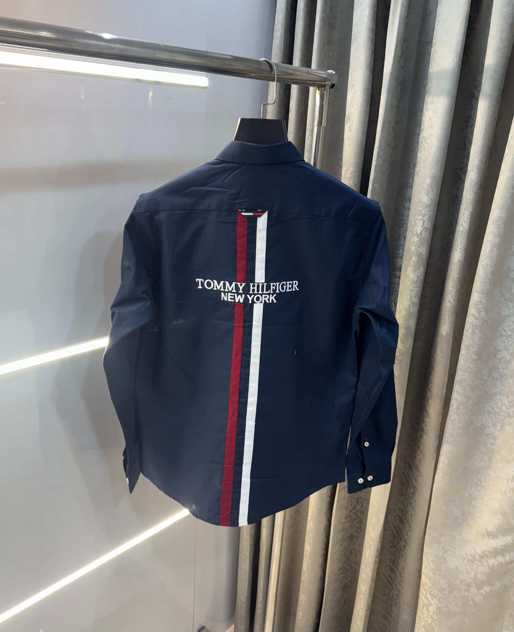 TOmmy Hilfiger navyy blue  Logo Print Premium Shirt