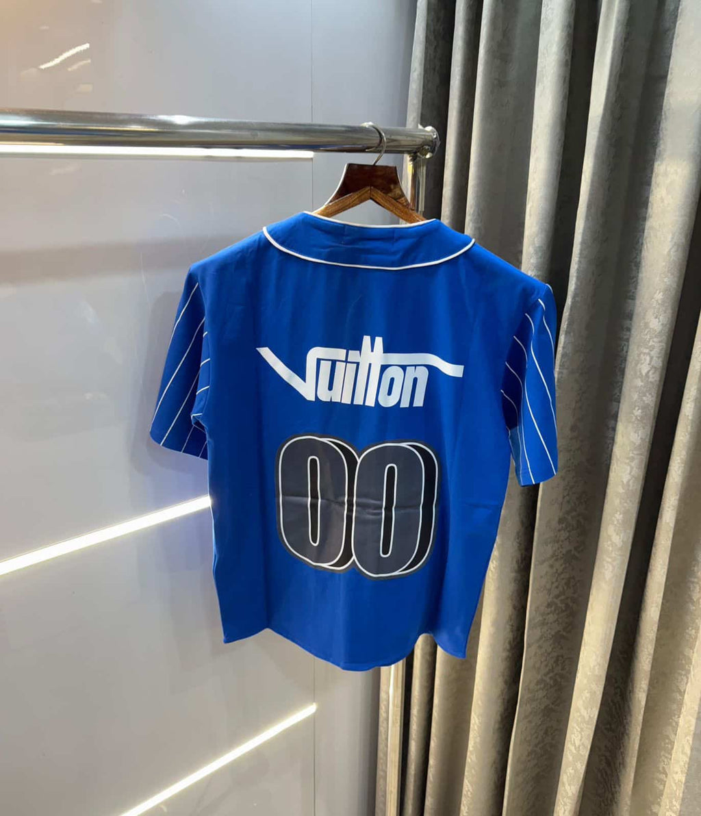 LOuis vuITton blue  Bandana Printed Imported Half Shirt