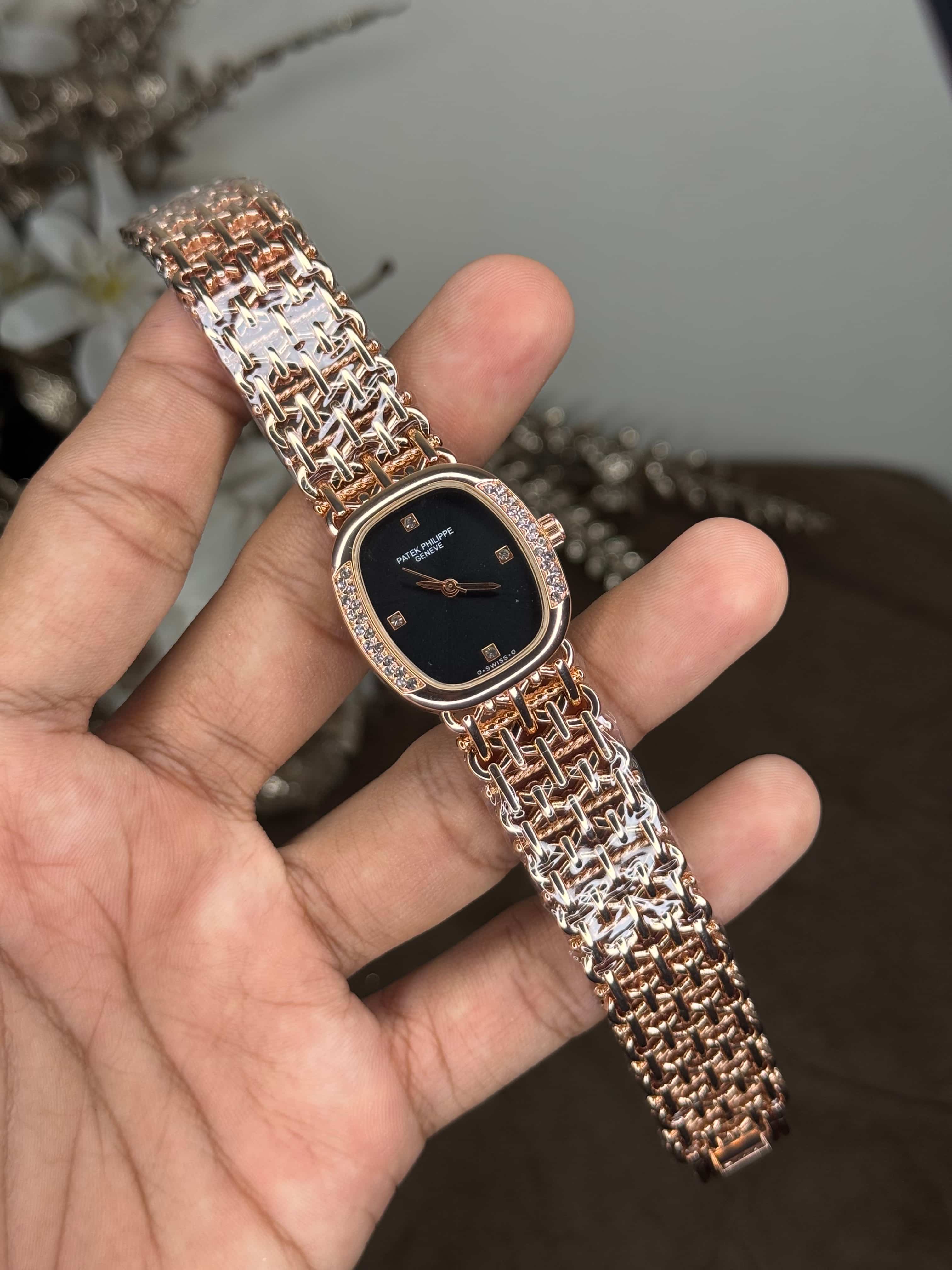 Patek  Philippe Copper Black Premium Ladies Watch