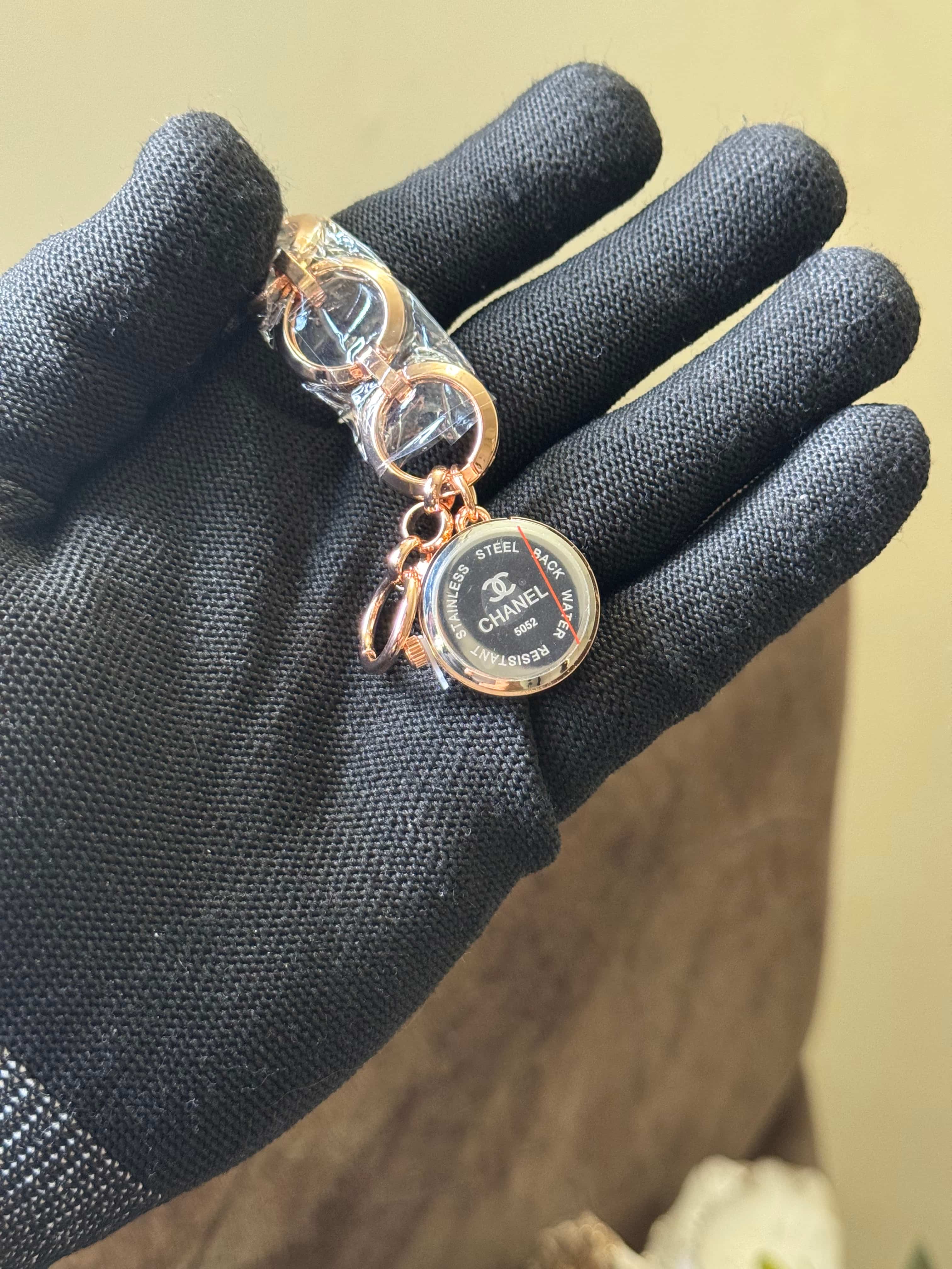 Chane L Bracelet Designer Copper Brown Dial Premium Watch