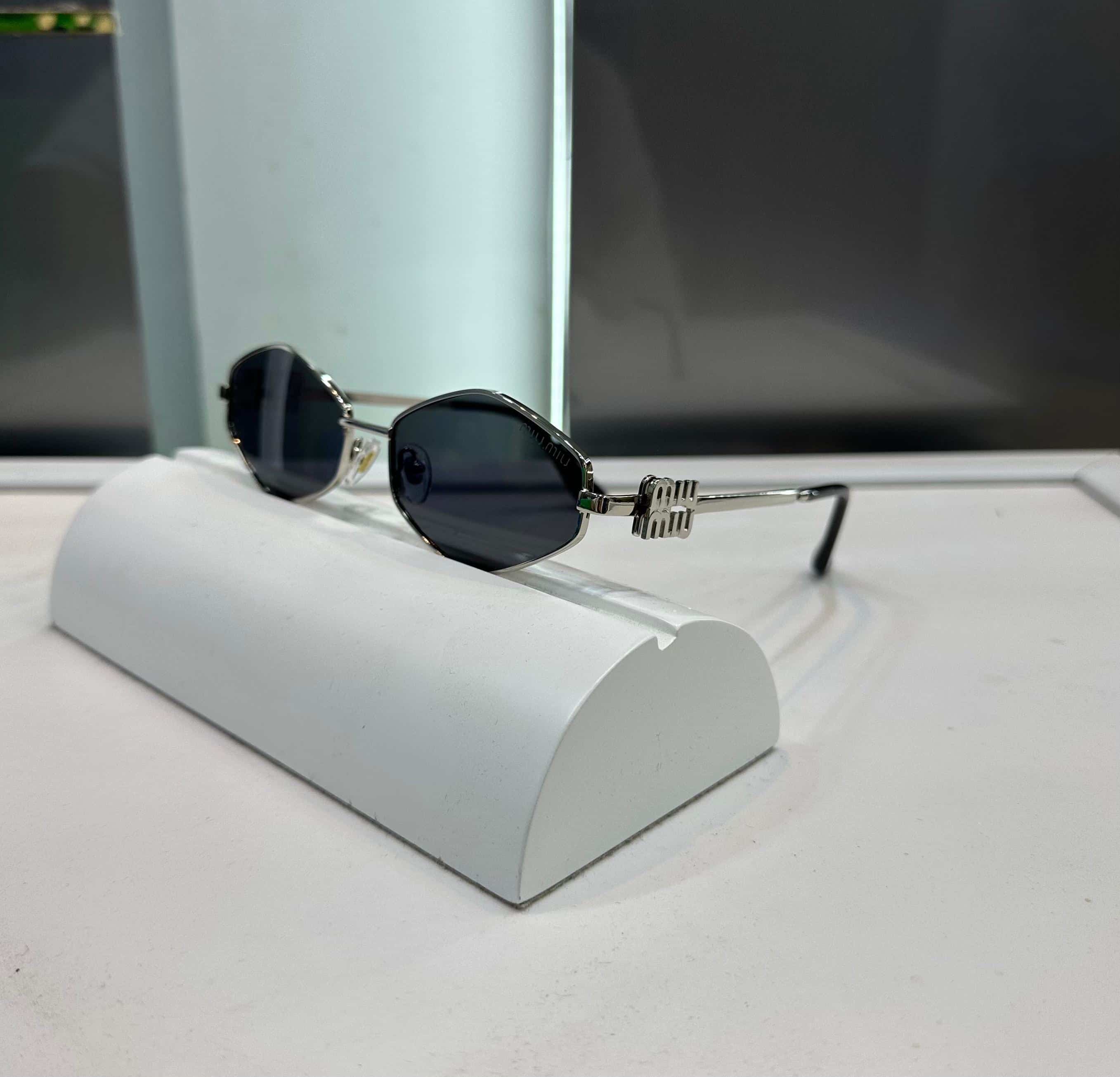 Miu Miu Designer Silver Black Premium Shade 478