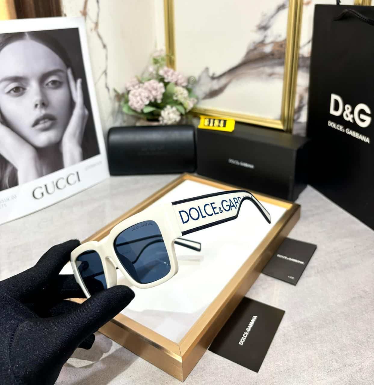 Dolce&Gabbana White Designer Shade 6184