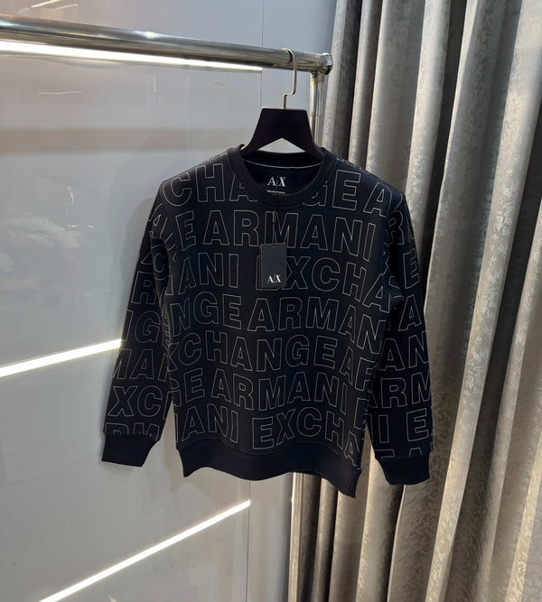 Arman i Ex.change Black Monogr_am Premium Sweatshirt