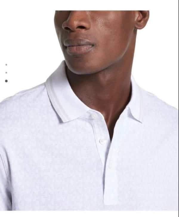 Michael  Kors White Monogr...aM Premium Polo T-Shirt
