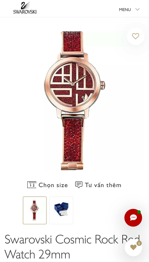 Swarovsk i Cosmic Red Premium Ladies Watch