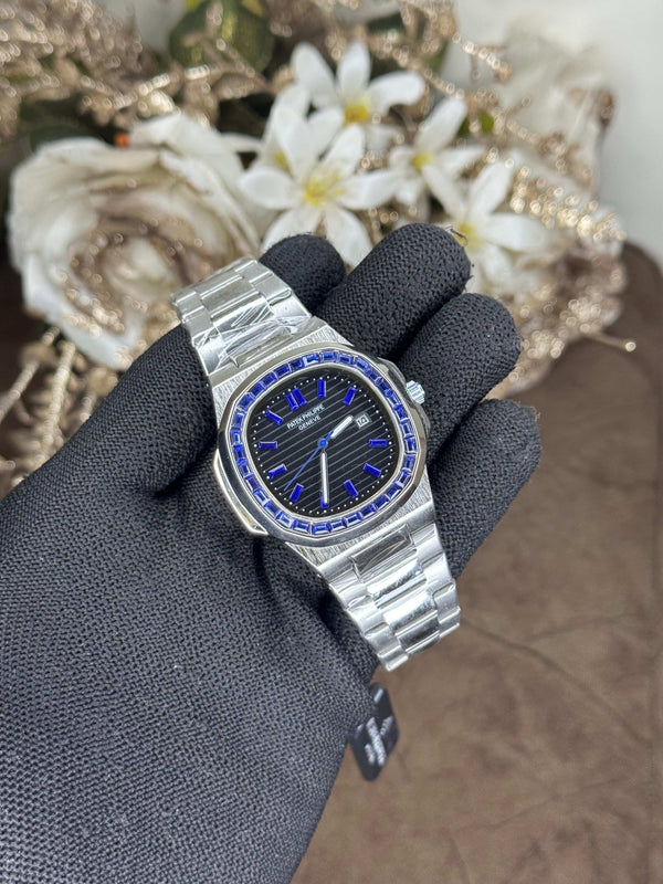 Patek  Philippe Nautilus Blue Emerald Edition Quartz Watch