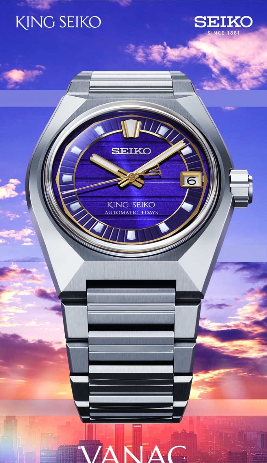 King Seik o Japan Tokyo Twilight Automatic Premium Watch
