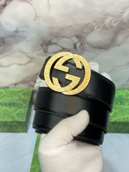 GUCc! PREMIUM QUALITY IMPORTED REVERSIBLE BELT WITH OG BO·..x. GG-615