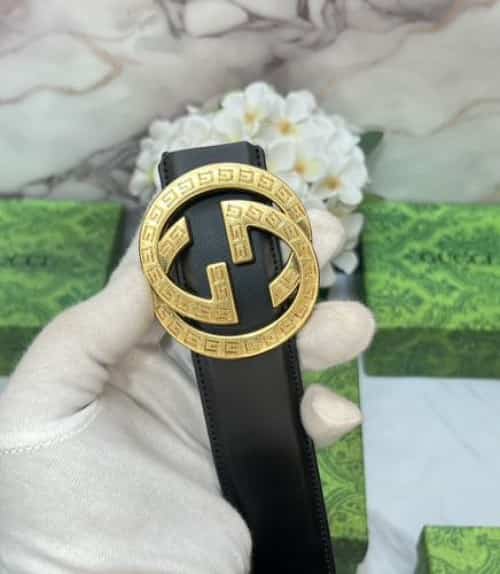 GUCc! PREMIUM QUALITY IMPORTED REVERSIBLE BELT WITH OG BO·..x. GG-615 Secondary image