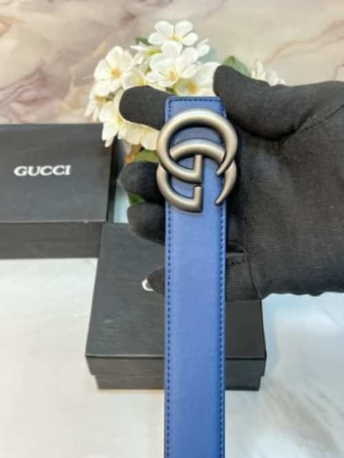 GUCC! PREMIUM QUALITY IMPORTED REVERSIBLE BELT WITH OG BO...X GG-610