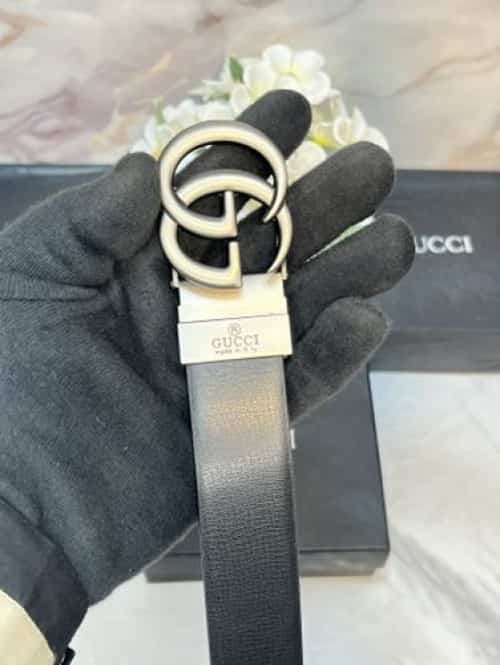 GU·cCI PREMIUM QUALITY IMPORTED REVERSIBLE BELT WITH OG BO·-x..