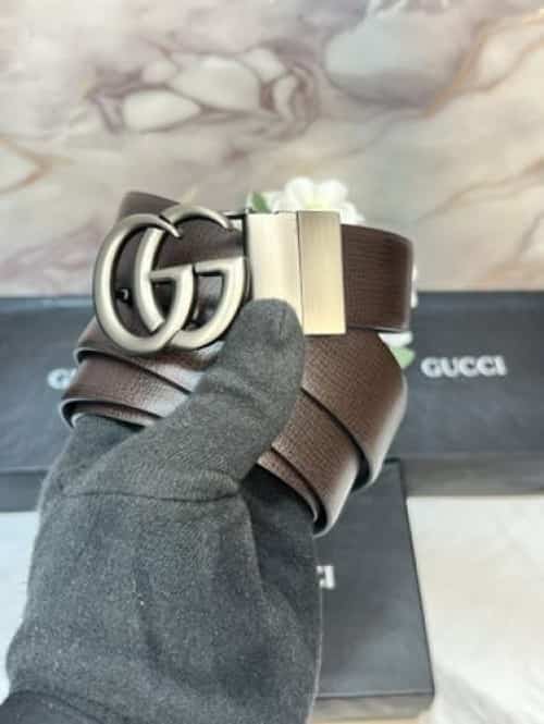 GU·cCI PREMIUM QUALITY IMPORTED REVERSIBLE BELT WITH OG BO·-x..