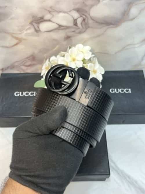 9UCCI PREMIUM QUALITY IMPORTED REVERSIBLE BELT WITH OG BO·x GG-604 Main image