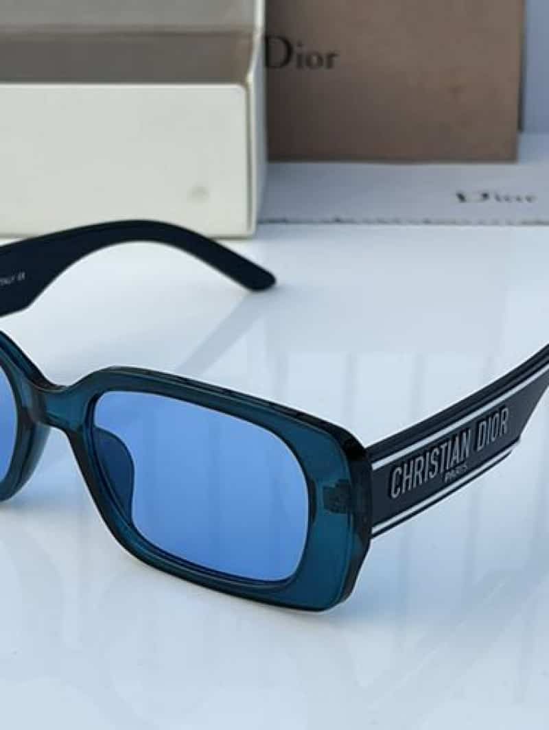 Dior branding blue