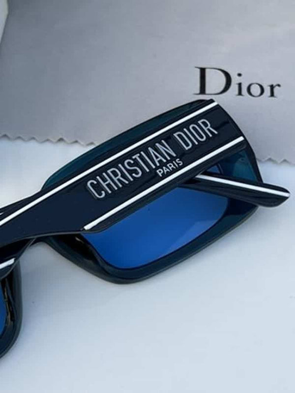 Dior branding blue