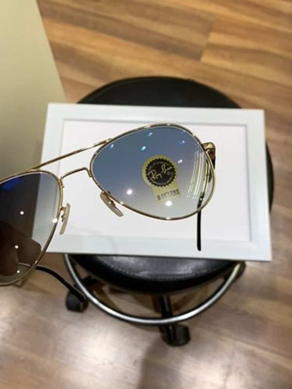 rayban 3517 gold blue