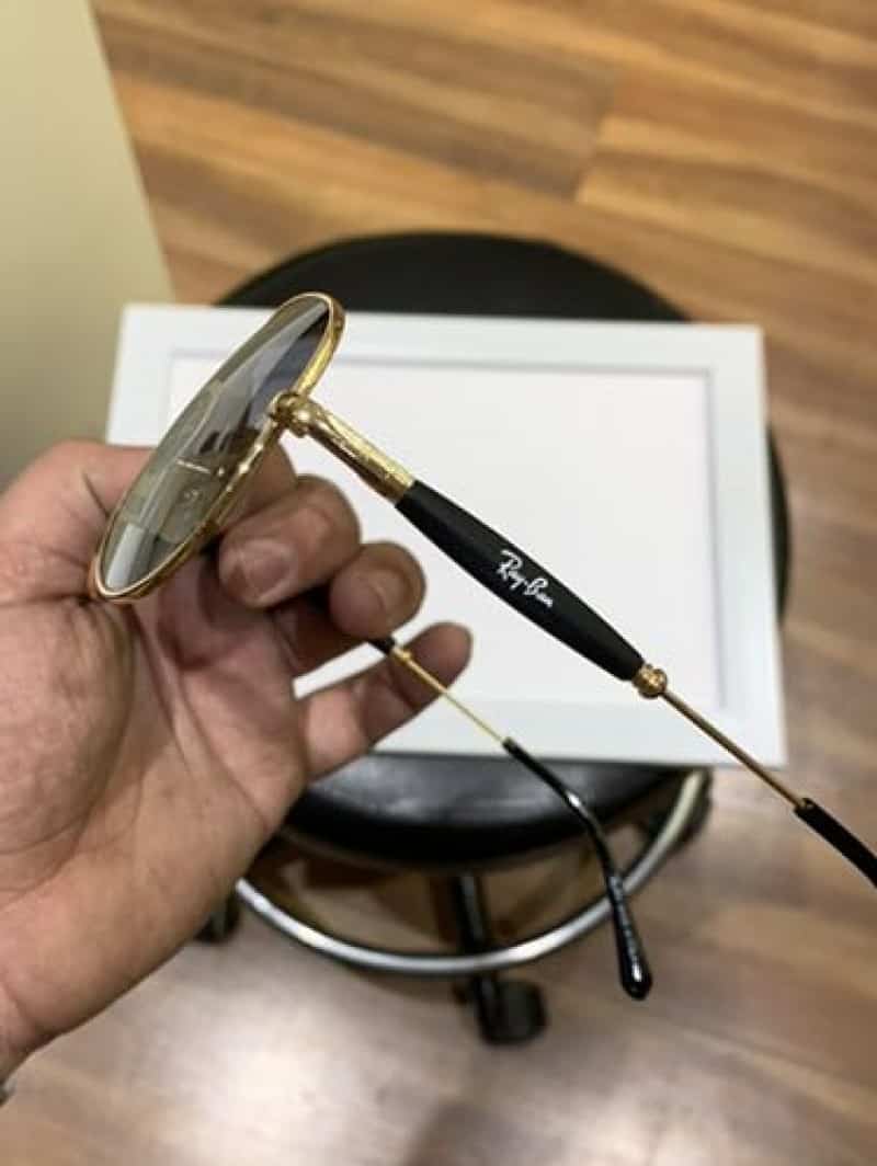 rayban 3517 gold blue