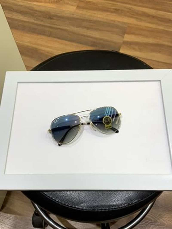 rayban 3517 gold blue