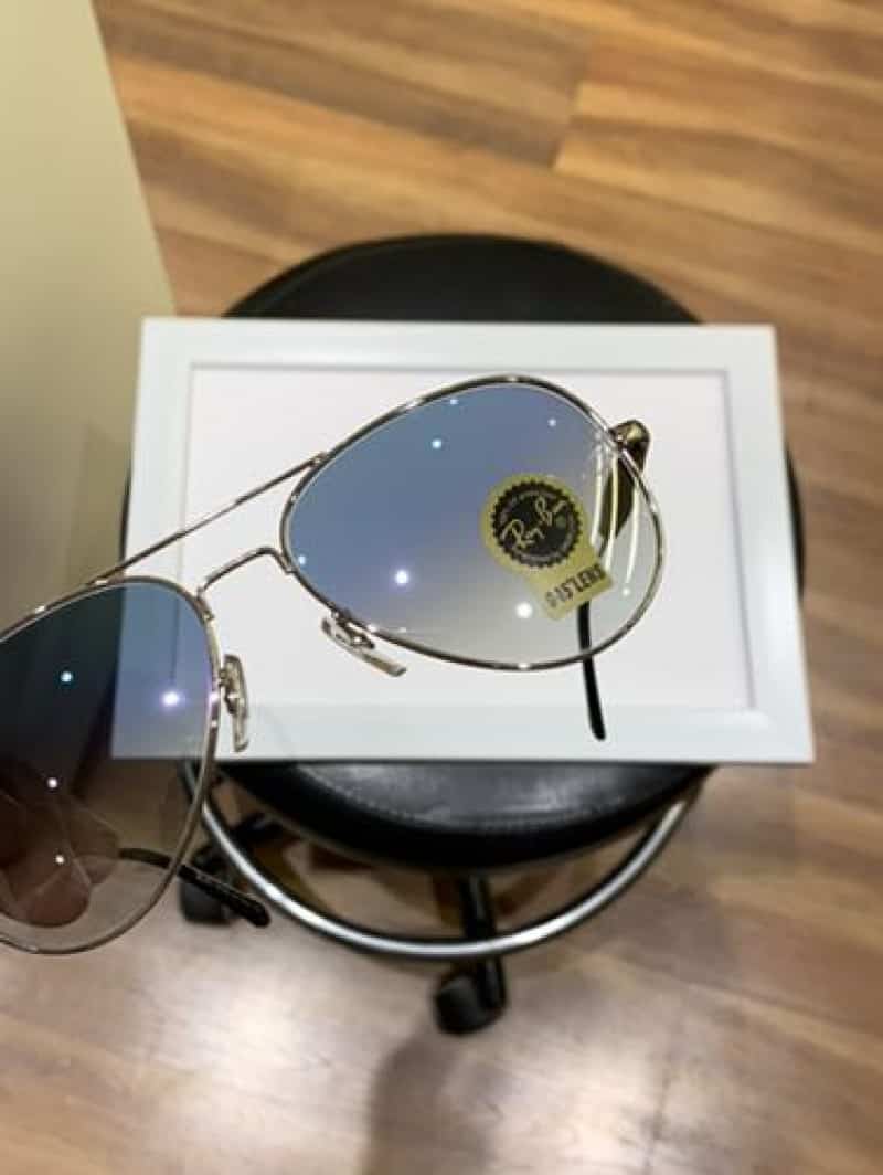 rayban 3517 silver blue