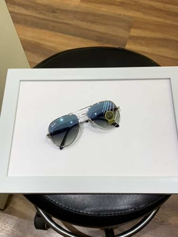 rayban 3517 silver blue