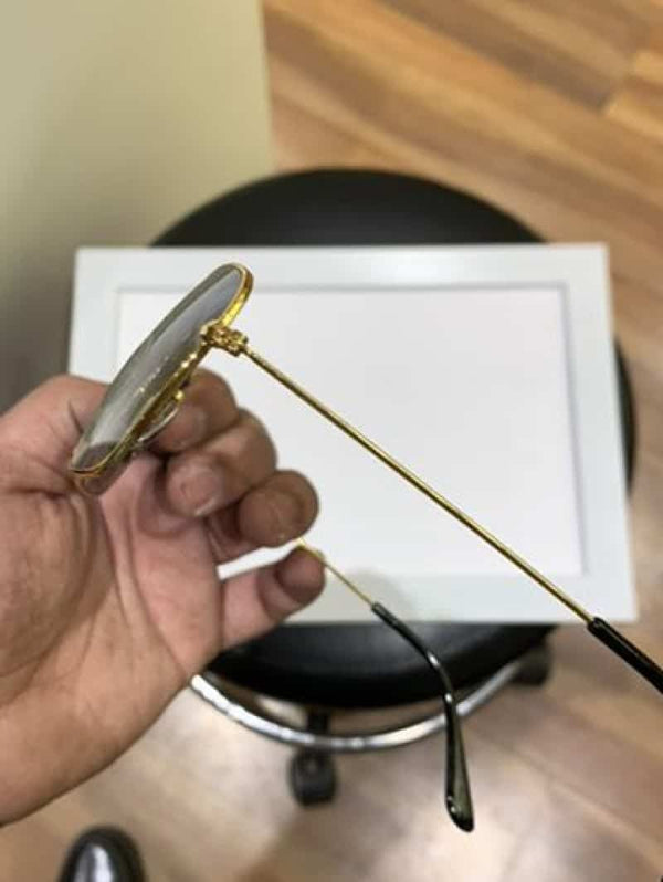 rayban 3136 gold blue