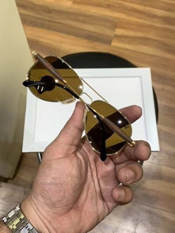 rayban 3517 gold brown