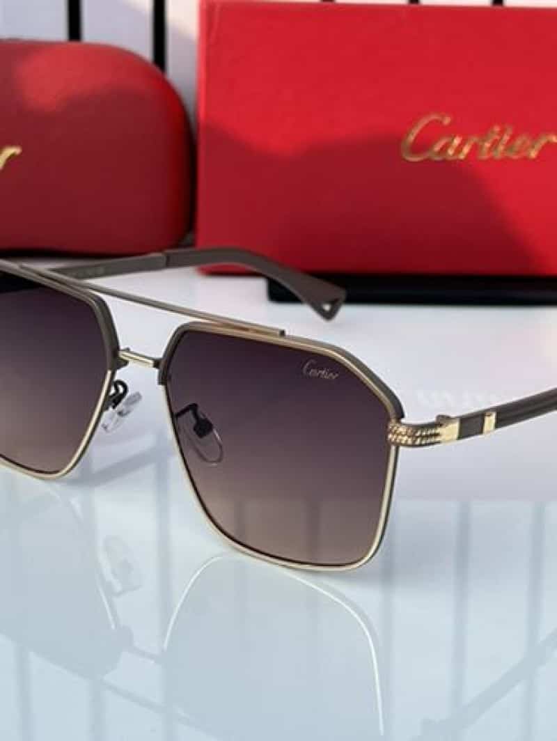cartier 2636 gold brown