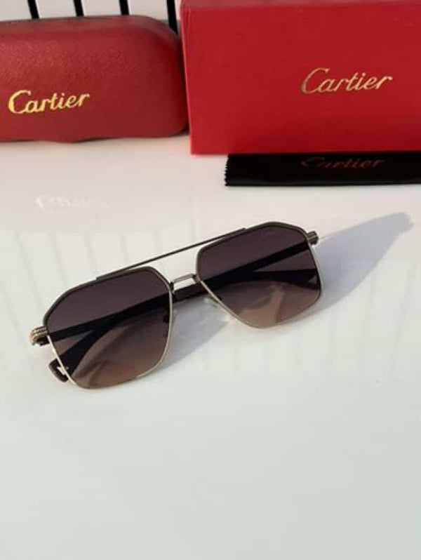 cartier 2636 gold brown