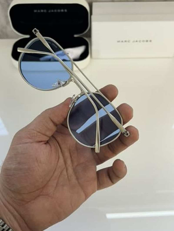 Marc jacobs metal silver blue