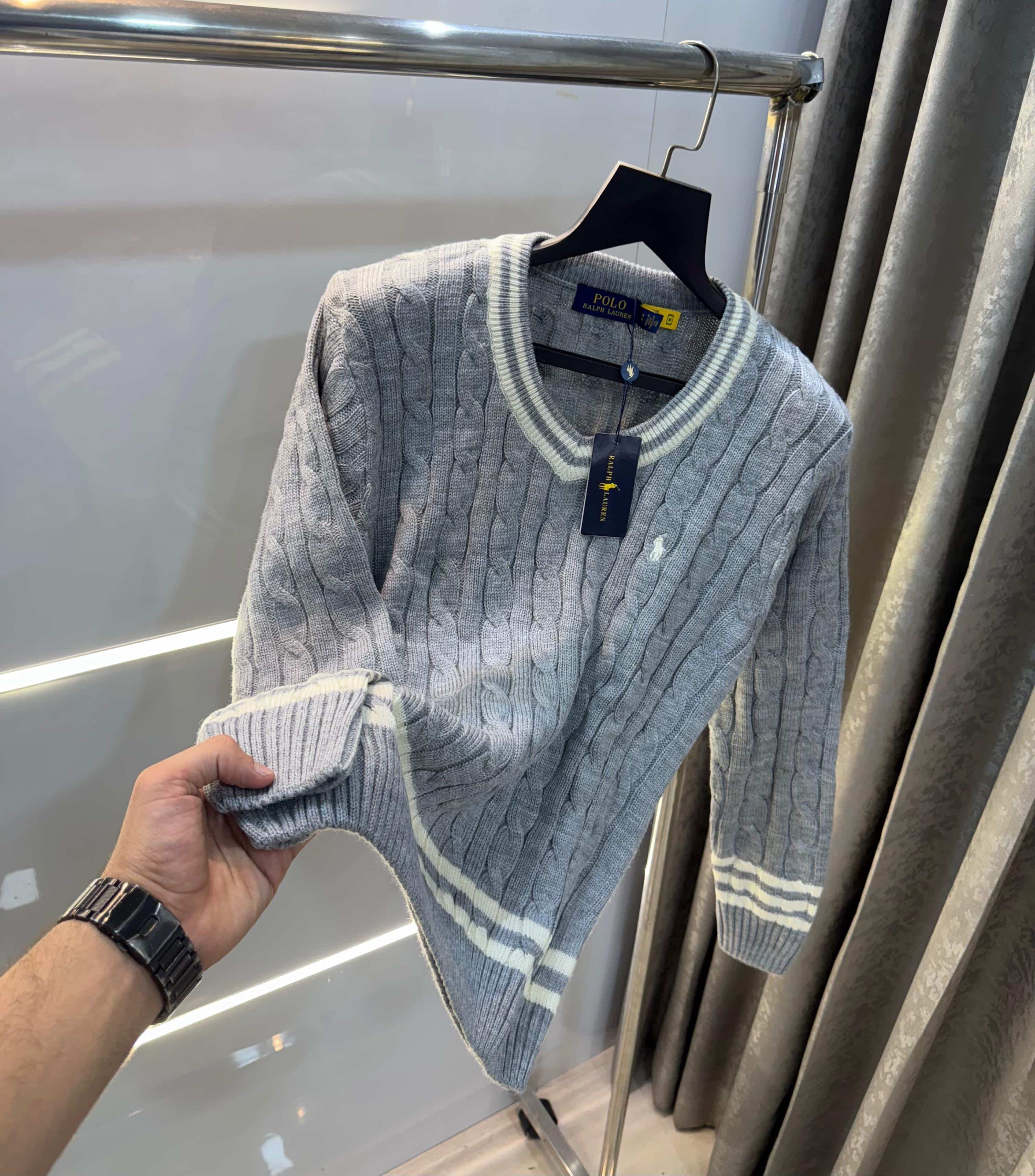 Ralph Laure n Grey Imported Knitted Pull Over Main image
