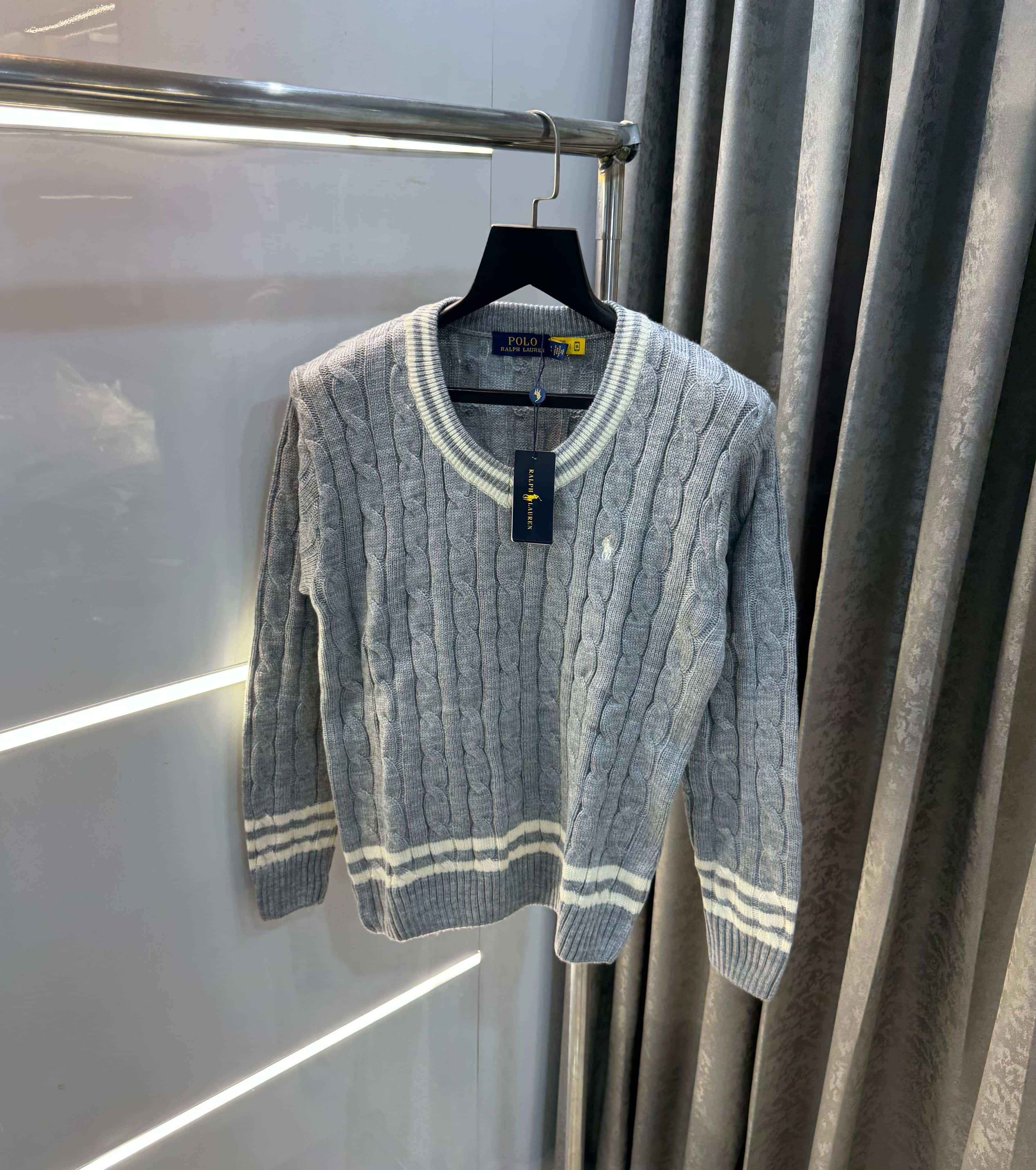 Ralph Laure n Grey Imported Knitted Pull Over Secondary image