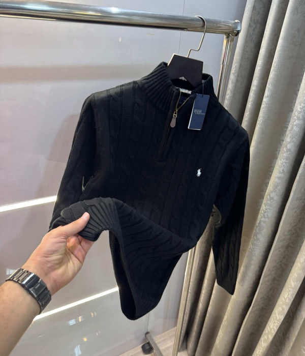 Ralph Laure n Black Imported Knitted Pull Over