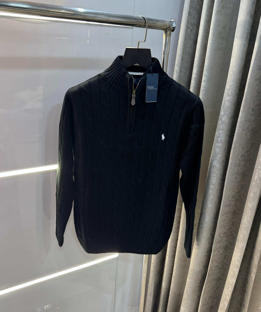 Ralph Laure n Black Imported Knitted Pull Over