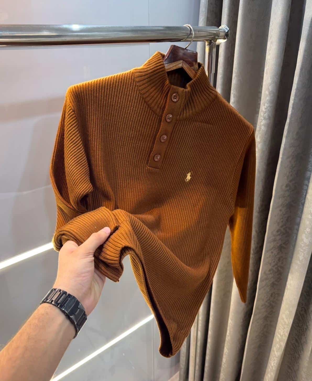 Ralph Laure n Tan Imported Knitted Pull Over Main image