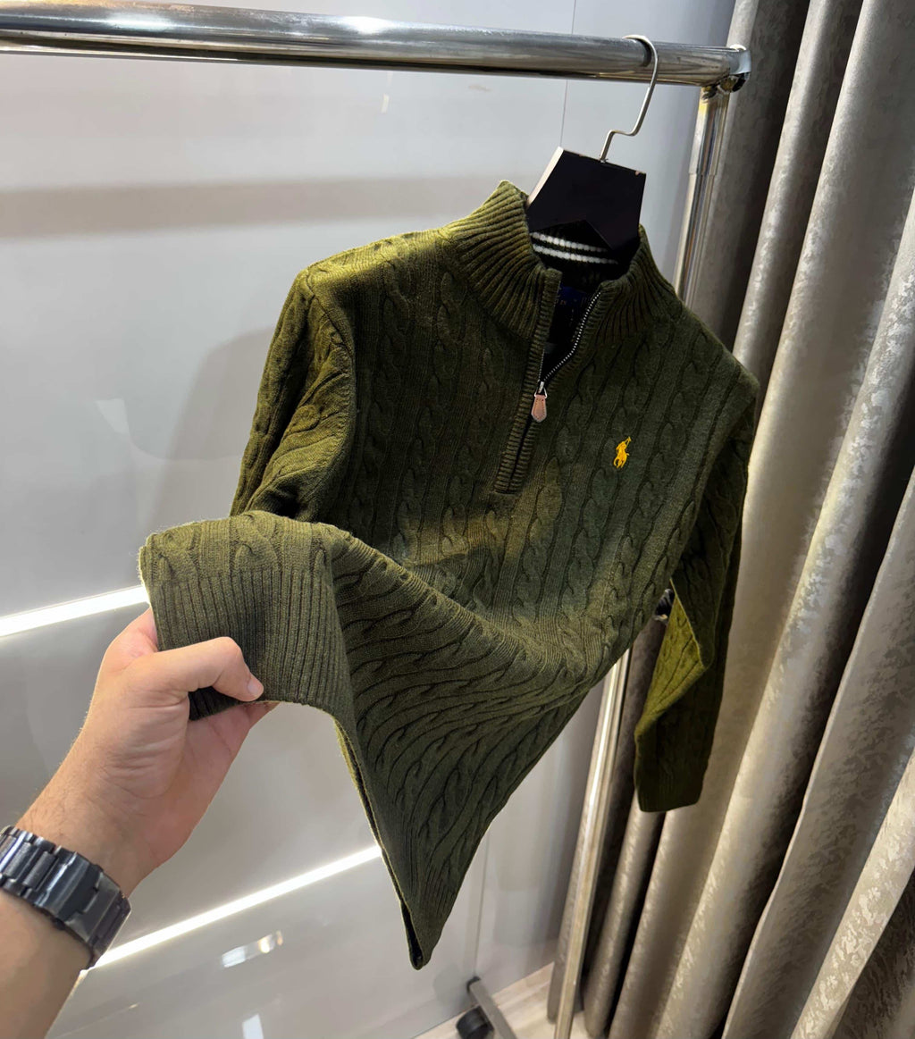 Ralph Laure n Olive Imported Knitted Pull Over
