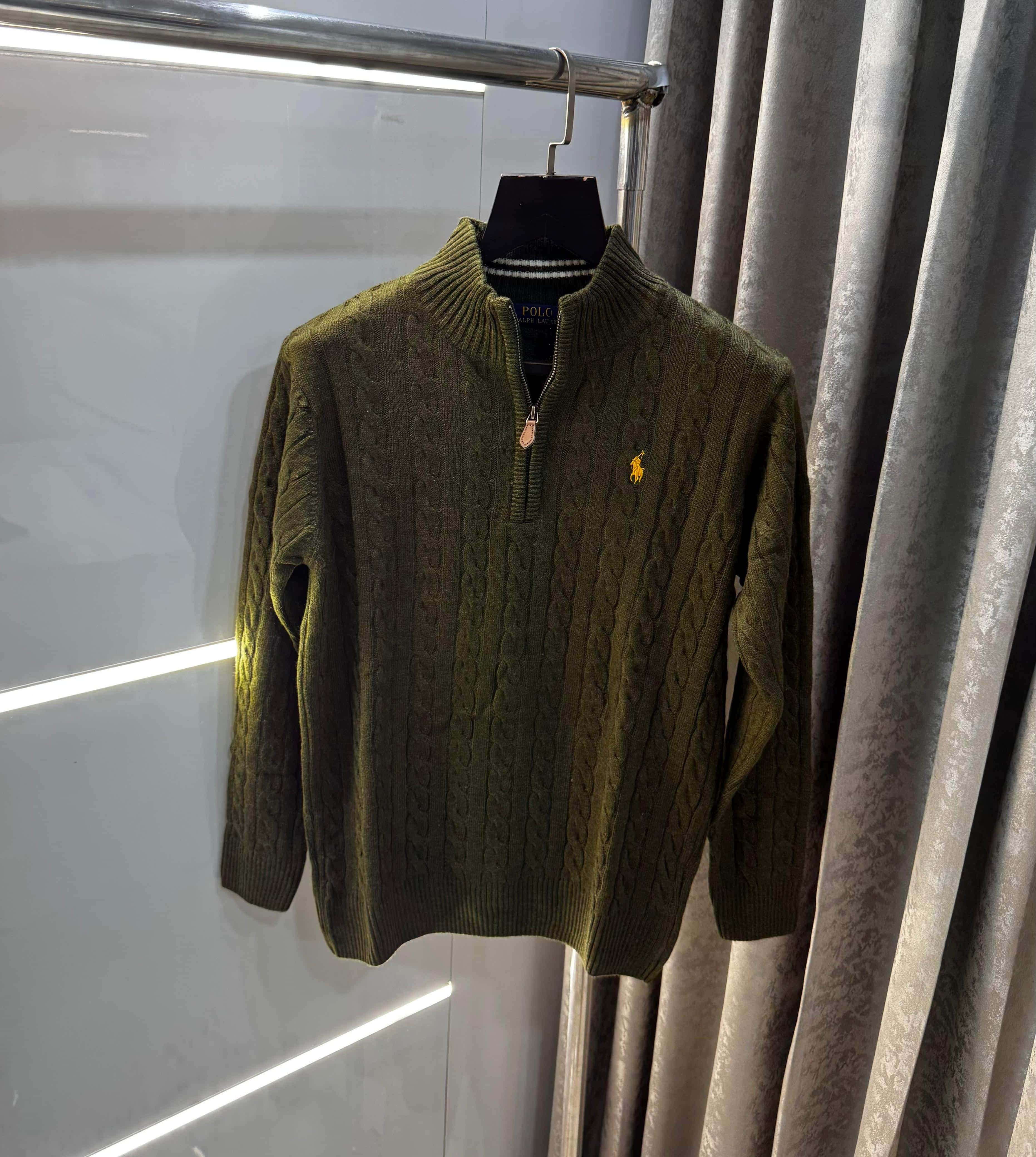 Ralph Laure n Olive Imported Knitted Pull Over