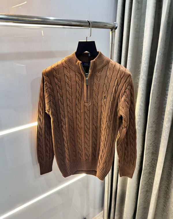 Ralph Laure n coffee Imported Knitted Pull Over