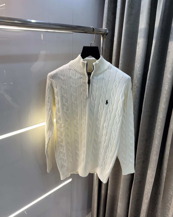 Ralph Laure n White Imported Knitted Pull Over