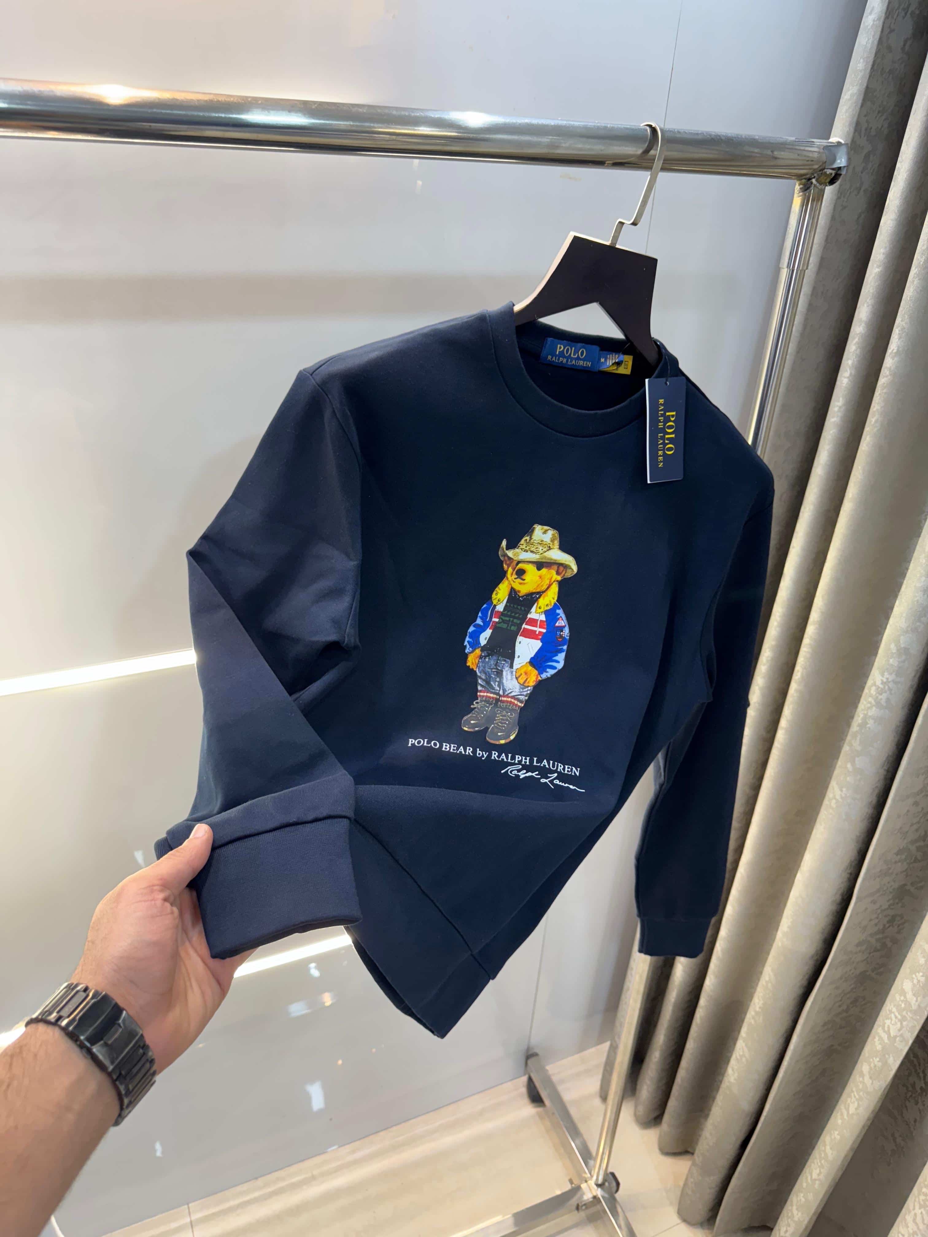 Ralph Laure n Navy Blue Print Premium Sweatshirt Main image