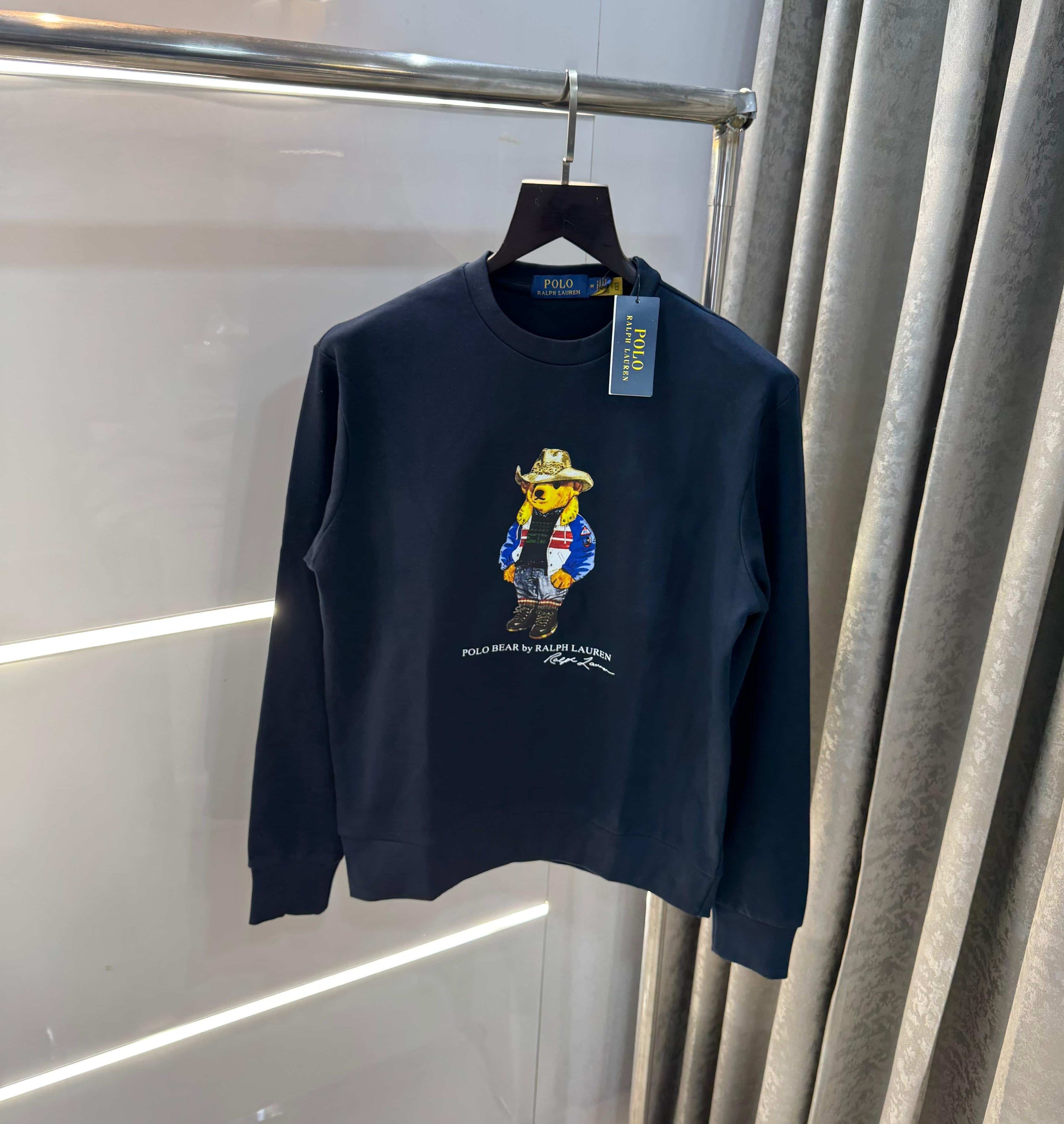 Ralph Laure n Navy Blue Print Premium Sweatshirt